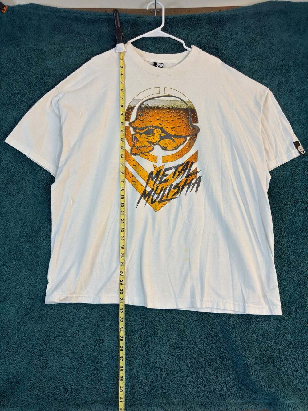 Metal Mulisha Skull Beer Graphic T-Shirt White